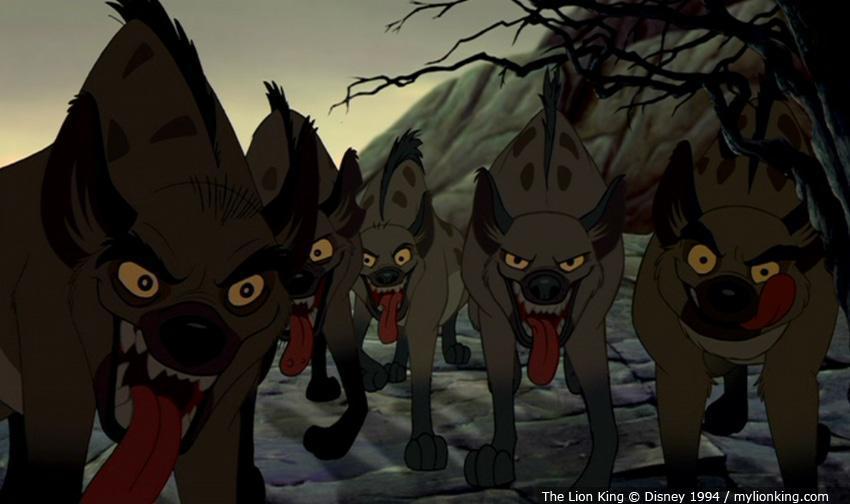 Lion King is blamed for a lot of the bad rap that Hyenas receive