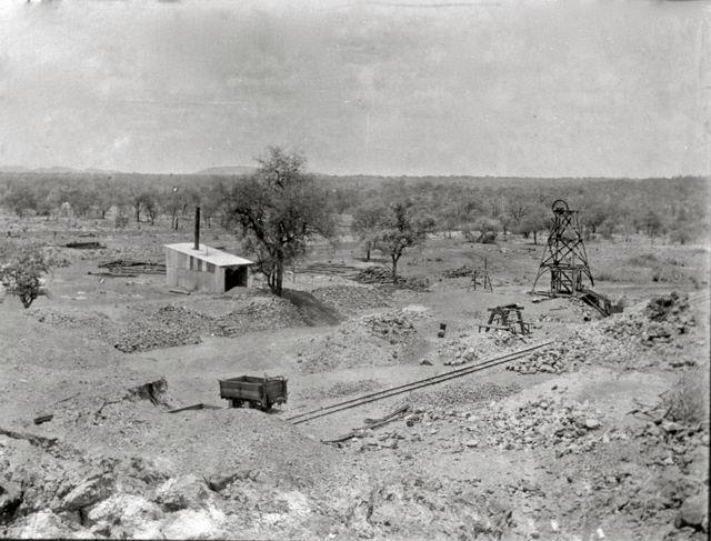 The beginning of the Tsumeb mine 1907